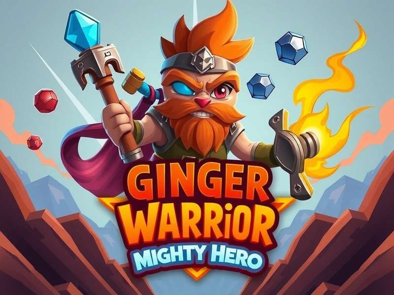 Ginger Warrior Mighty Hero Game Banner